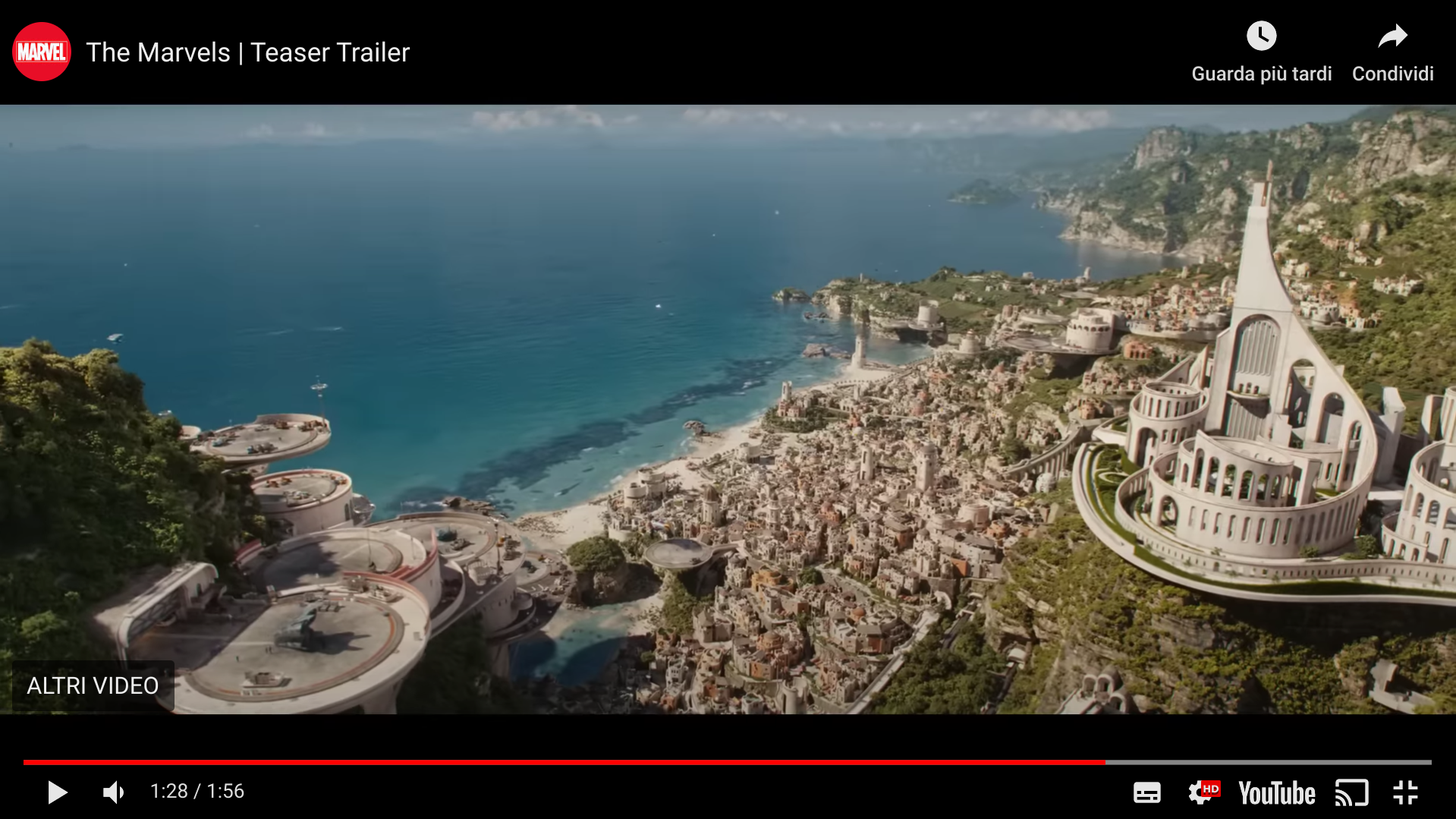 Tropea nel film The Marvels